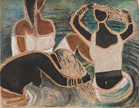 Haren Thakur | Three Bathers - Master