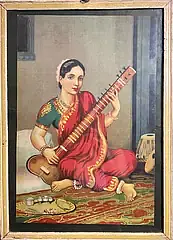 Ravi Varma Lithograph - Master