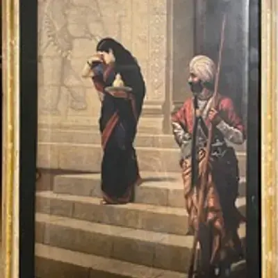 Ravi Varma Lithograph - Master