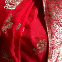 Red Gold Banaras Saree - Master