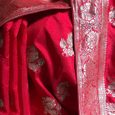 Red Gold Banaras Saree - Master