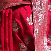 Red Gold Banaras Saree - Master