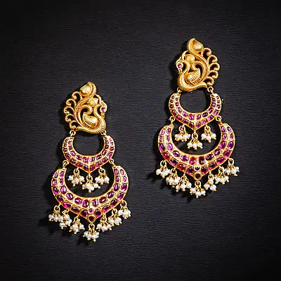 Hamsa Pearl Earrings - Master