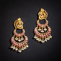 Hamsa Pearl Earrings - Master