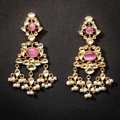 Silver Gold Roseate Pearl Set - Master