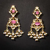 Silver Gold Roseate Pearl Set - Master