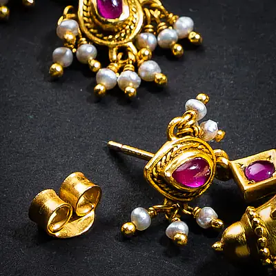 Ethnic Teardrop Earrings - Master