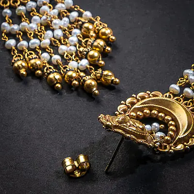 Pearl Silver Cascade Earrings - Master