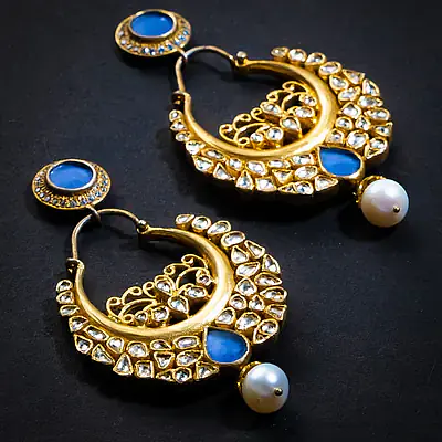 Azure Pearl Earrings - Master
