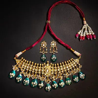 Silver Gold Elili Choker Set - Master