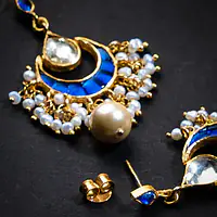 Pavalam Indigo Earrings - Master