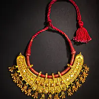 Aadhira Silver Gold Necklace - Master