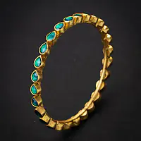 Traditional South Indian Green Bangle - Master