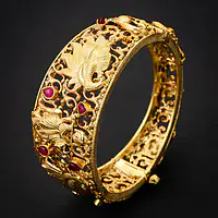 Krishna Silver Gold  Bangle - Master