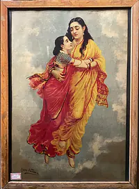 Ravi Varma Lithograph - Master
