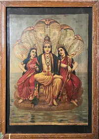 Ravi Varma Lithograph - Master