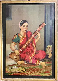 Ravi Varma Lithograph - Master