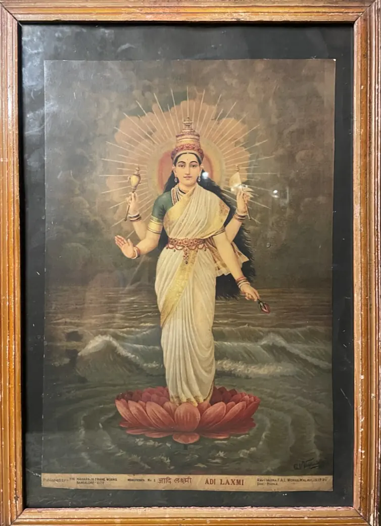 Ravi Varma Lithograph - Master