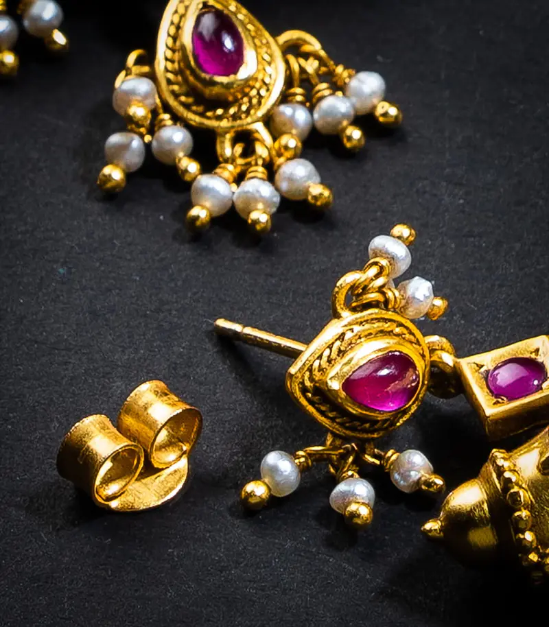 Ethnic Teardrop Earrings - Master