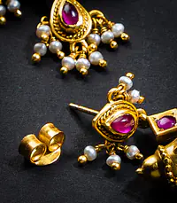 Ethnic Teardrop Earrings - Master