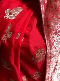 Red Gold Banaras Saree - Master