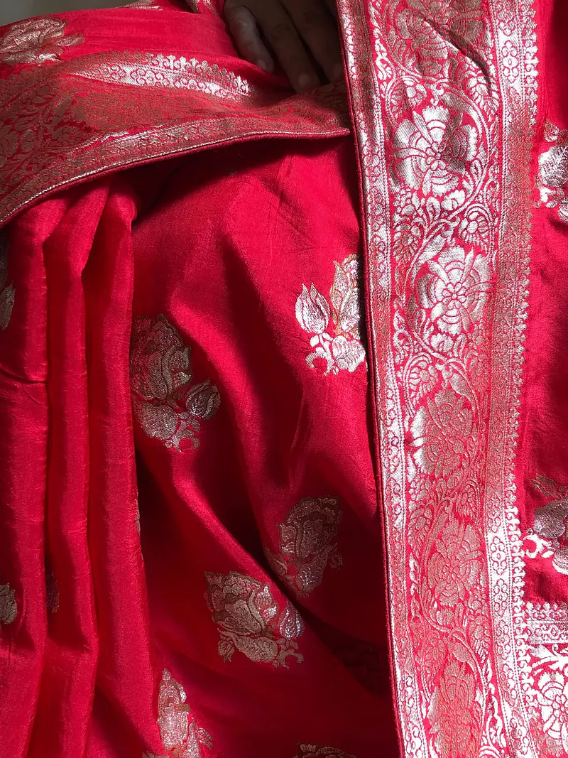 Red Gold Banaras Saree - Master