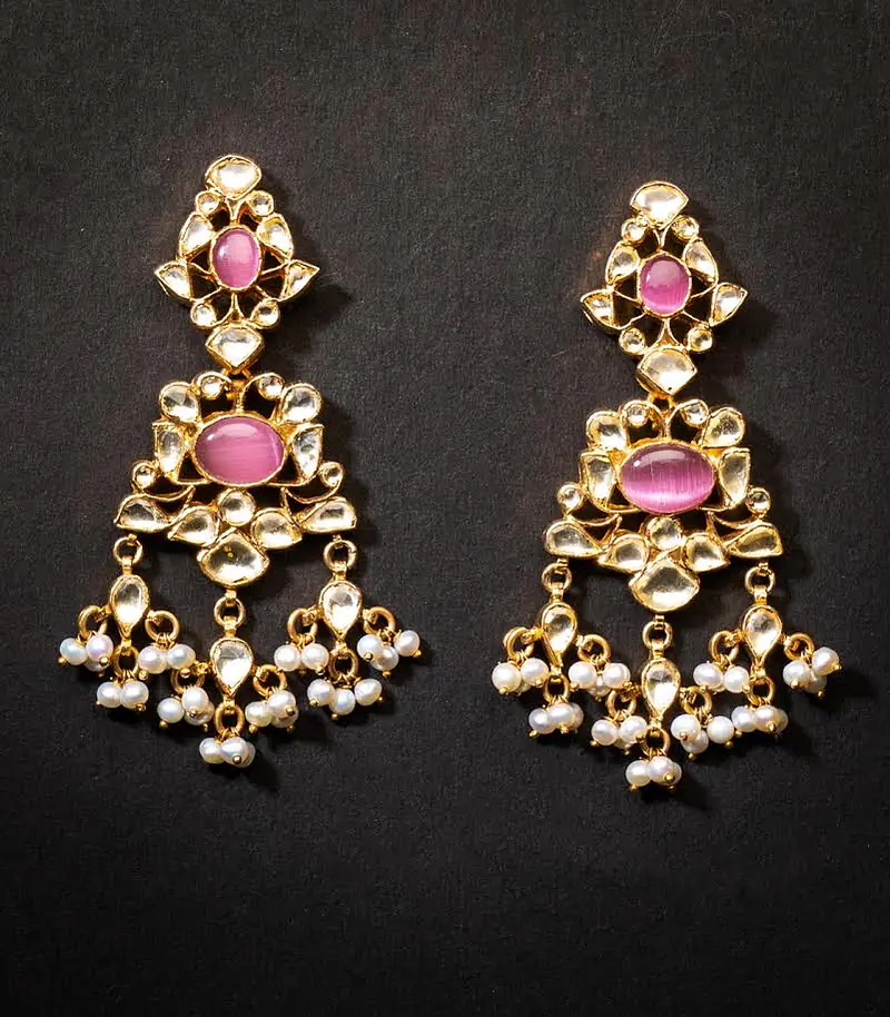 Silver Gold Roseate Pearl Set - Master