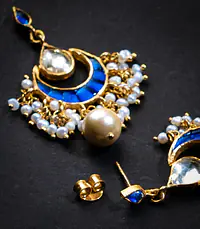 Pavalam Indigo Earrings - Master