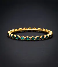 Traditional South Indian Green Bangle - Master
