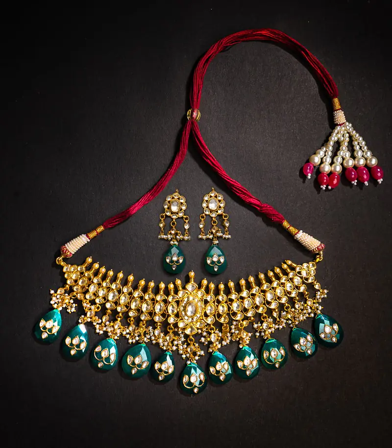 Silver Gold Elili Choker Set - Master