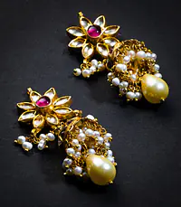 Silver Gold Heritage Jhumkas - Master