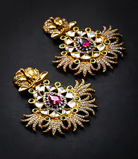 Lotus Silver Gold Earrings - Master