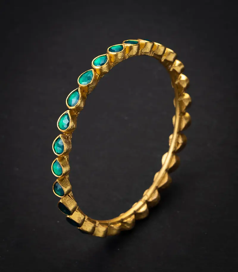 Traditional South Indian Green Bangle - Master