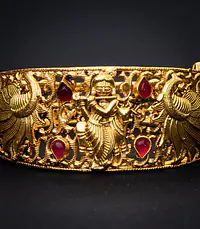 Krishna Silver Gold  Bangle - Master