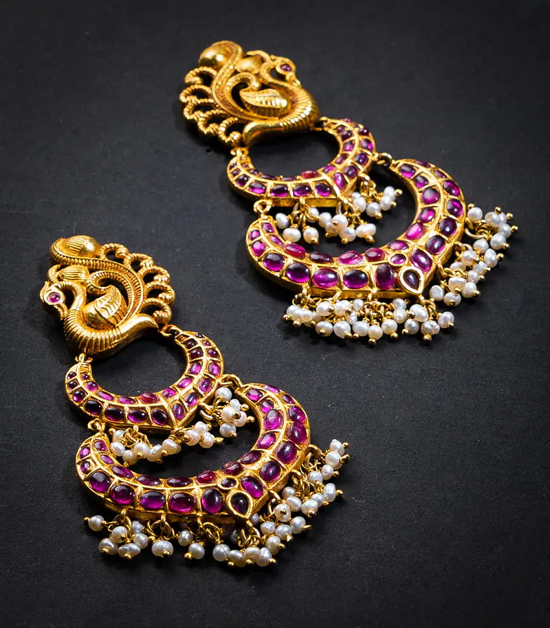 Hamsa Pearl Earrings - Master