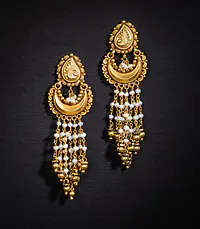 Pearl Silver Cascade Earrings - Master