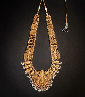 Pearl Lakshmi Necklace